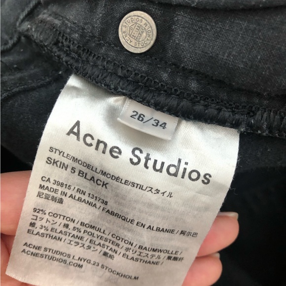 ACNE STUDIOS black jeans - Picture 4 of 4